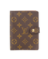 Louis Vuitton Small Ring Agenda Cover, front view